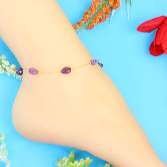 Elegant Handmade Anklet – Perfect for Women & Girls | Ideal Gift Option, DYC1613 - Picture 5 of 8